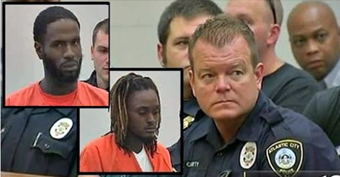 Man who tried to kill officer arrive at court to find perfect surprise ...